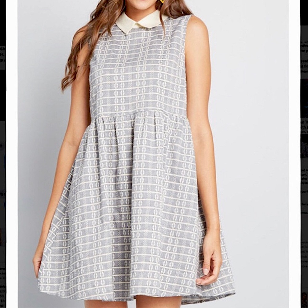 ModCloth Collared Babydoll Dress